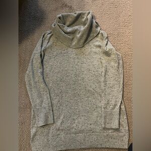 LOFT Speckled Gray Turtleneck Sweater for Men